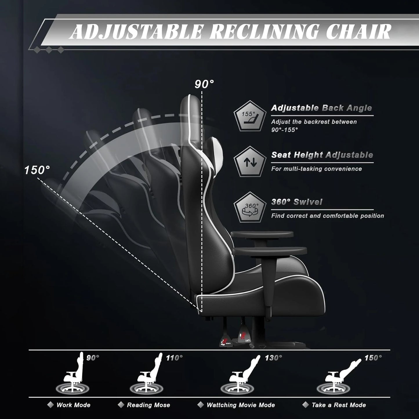 chaise gaming confortable