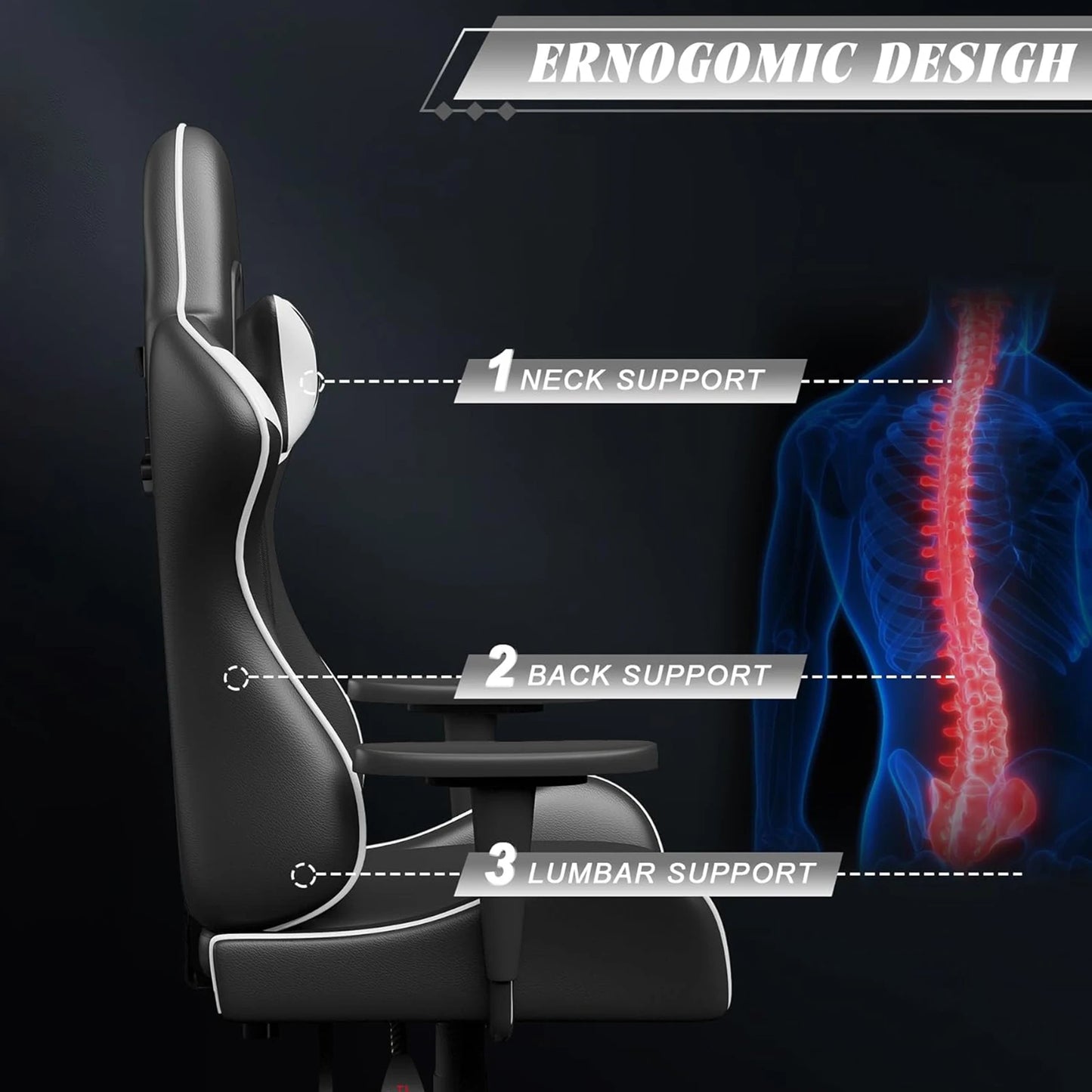 chaise gaming confortable