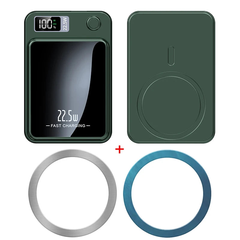 batterie externe metal longue durée luxe, double fonction