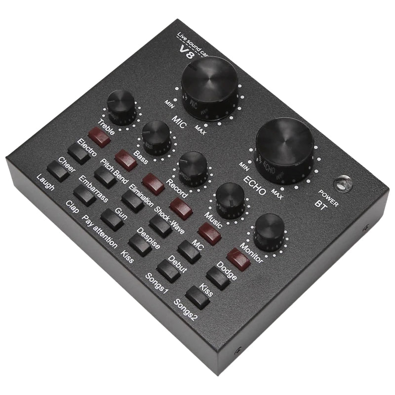 Usb Live Microphone Sound Card Bluetooth