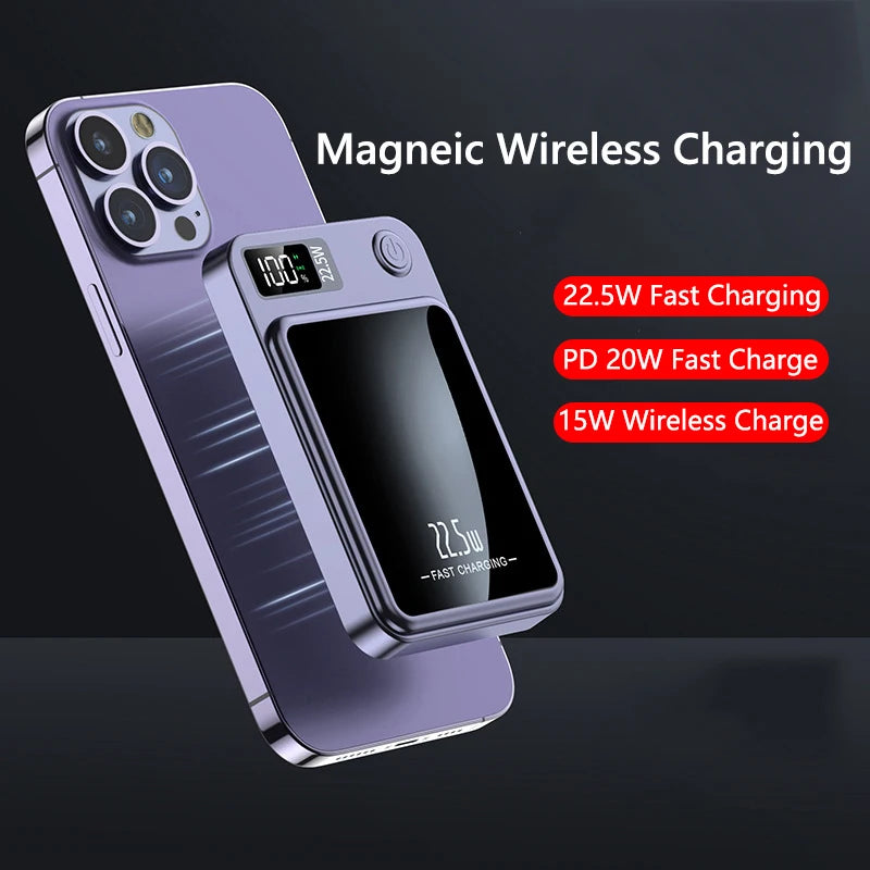 batterie externe metal longue durée luxe, double fonction