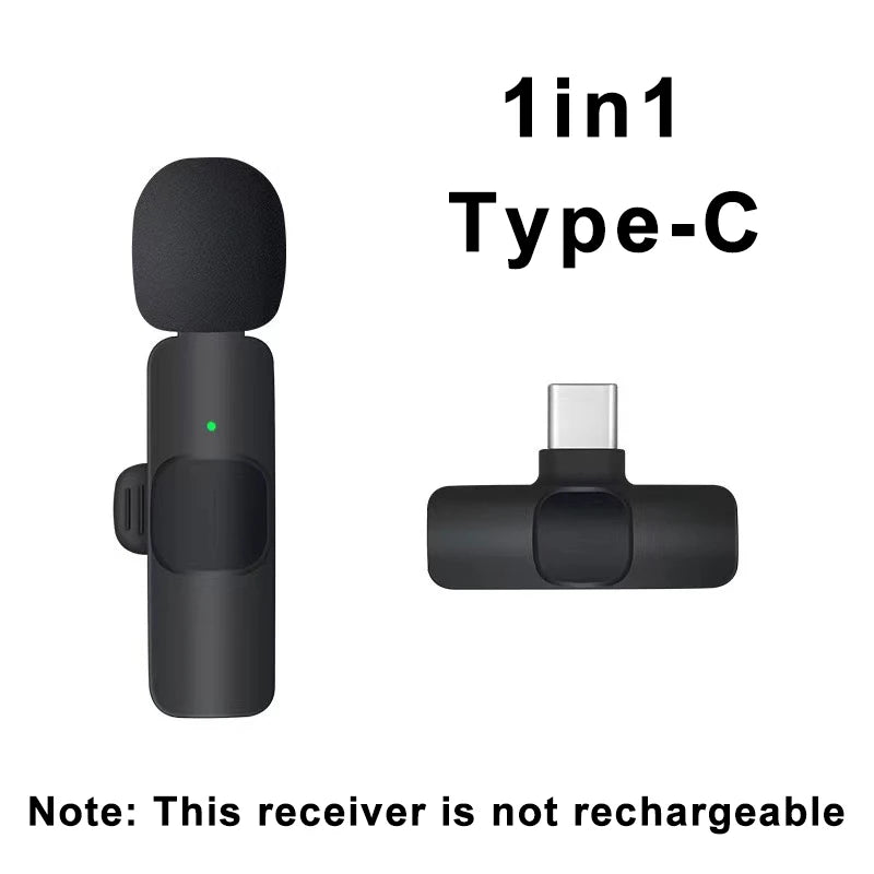 Mini micro Portable pour enregistrement Audio et vidéo, pour iPhone, Android