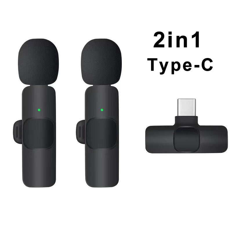 Mini micro Portable pour enregistrement Audio et vidéo, pour iPhone, Android