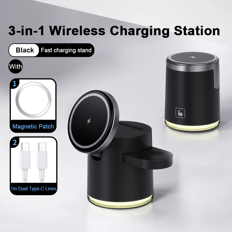 station de charge a induction iPhone, AirPods, Apple Watch