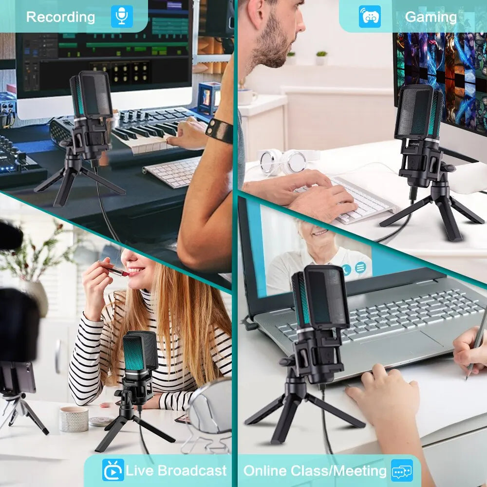 Recording Microphoner Gaming Podcasting Streaming Youtube