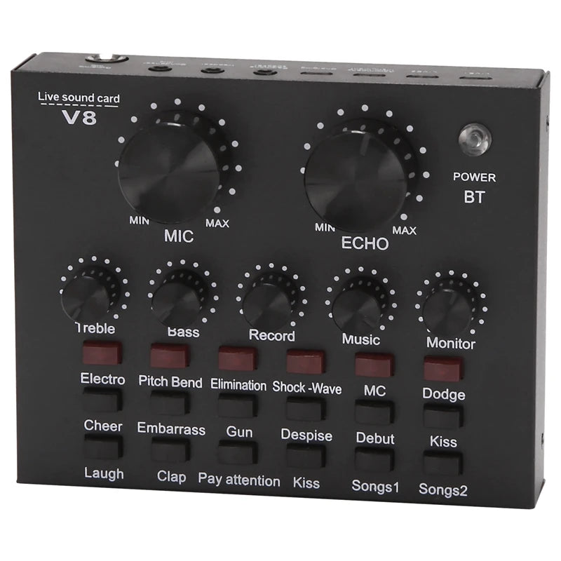 Usb Live Microphone Sound Card Bluetooth
