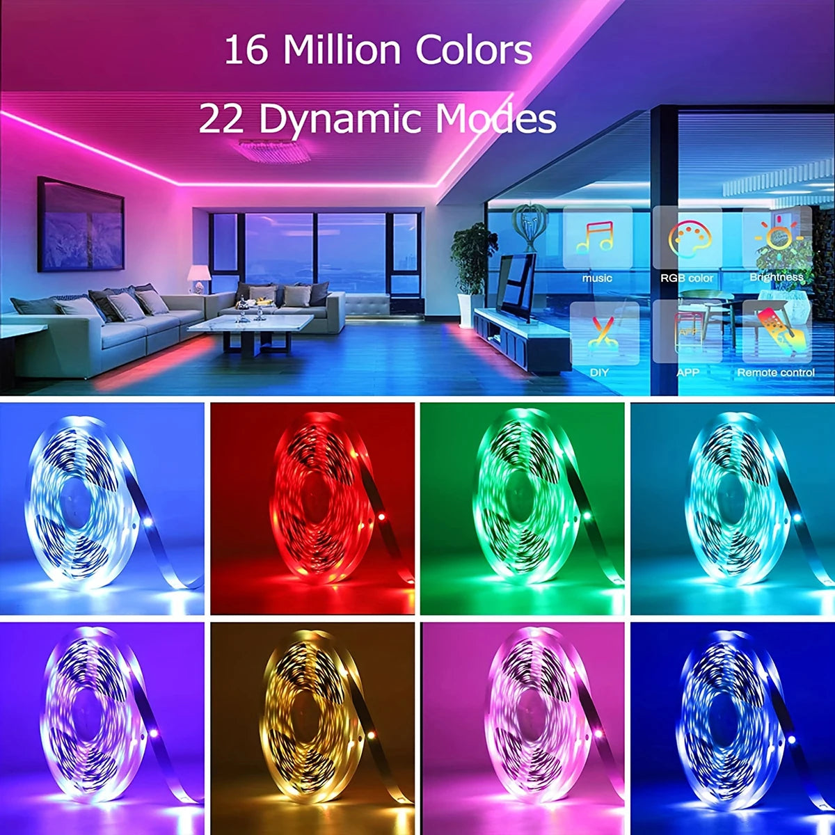 LED FLASH,3m,5m,10m,15m,20m,30m