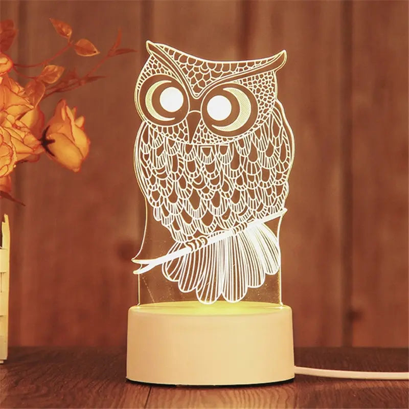 LAMPE LED 3D