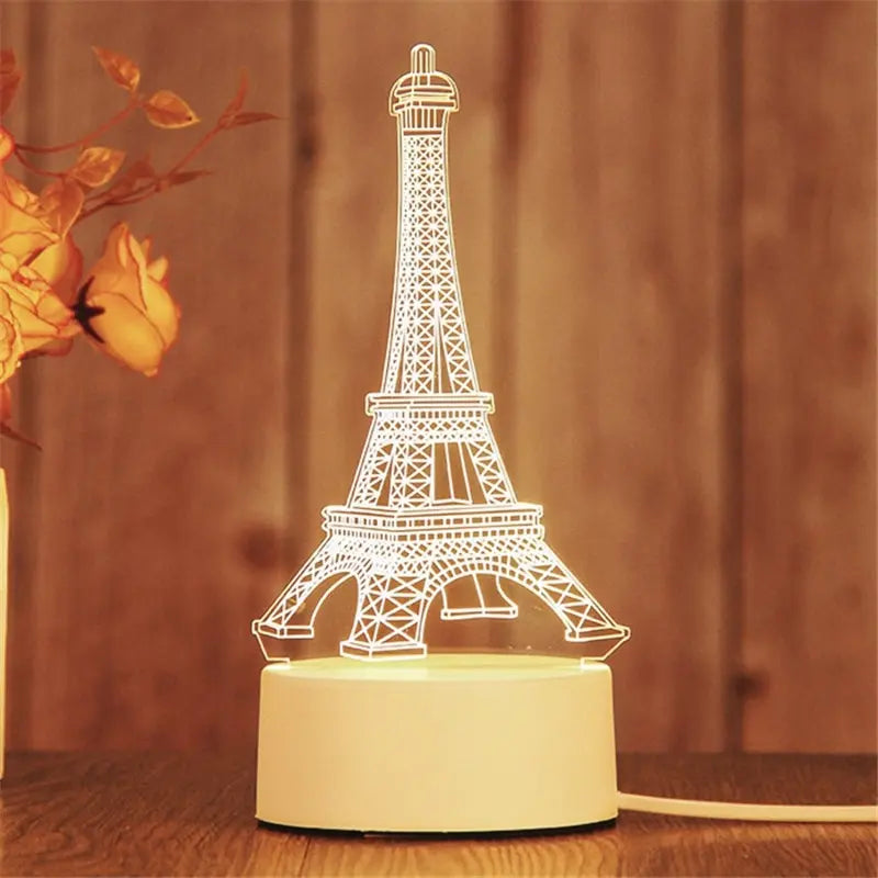 LAMPE LED 3D