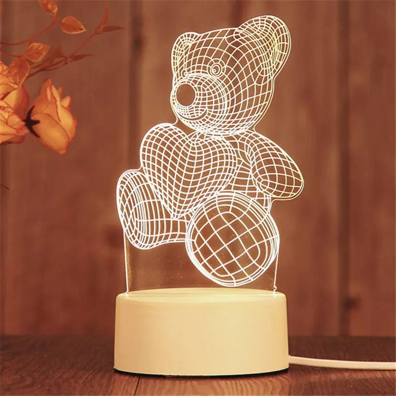 LAMPE LED 3D