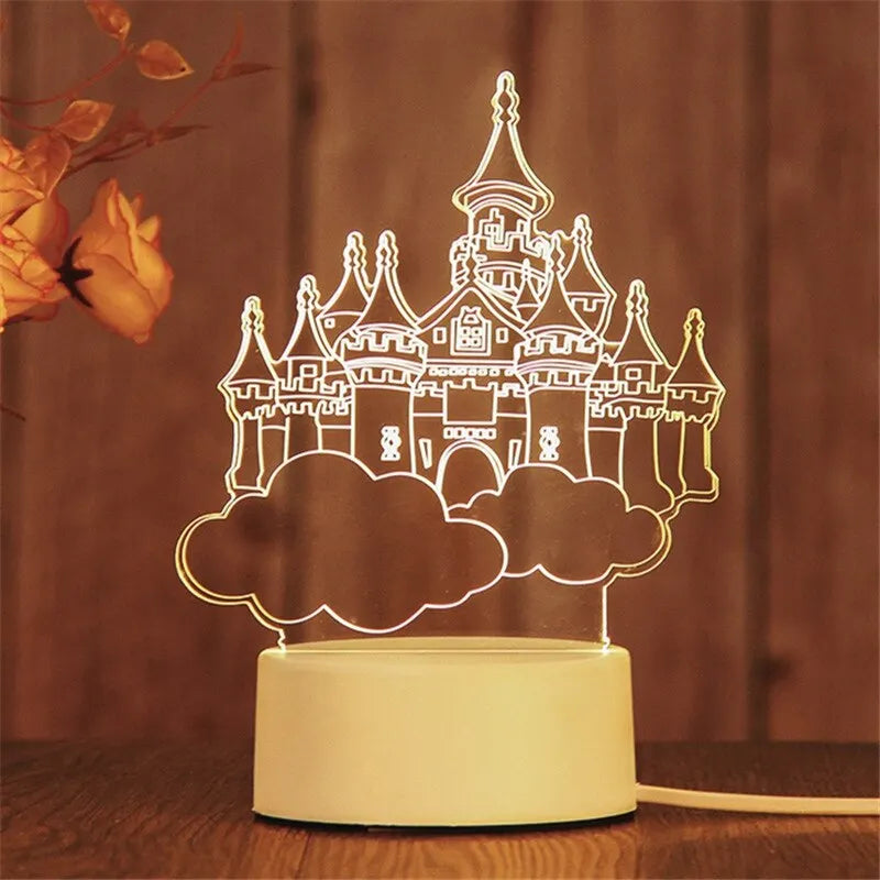 LAMPE LED 3D