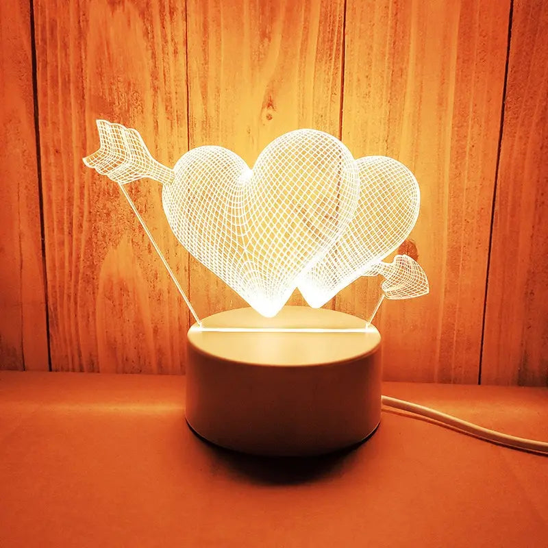 LAMPE LED 3D