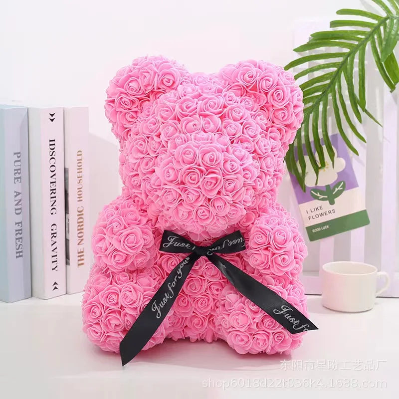 OURSON ETERNEL ROSE
