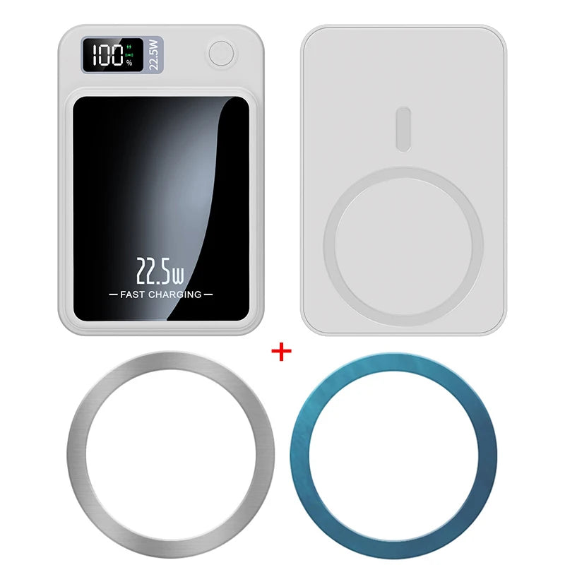 batterie externe metal longue durée luxe, double fonction