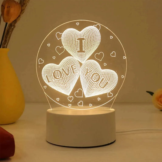LAMPE LED 3D