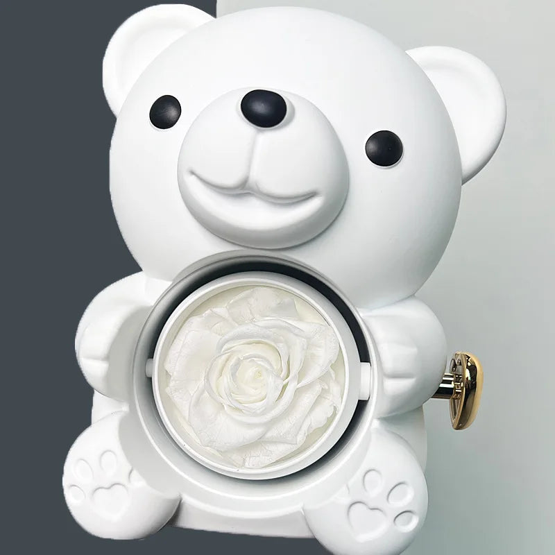 BOX SURPRISE OURSON ROSE ETERNEL