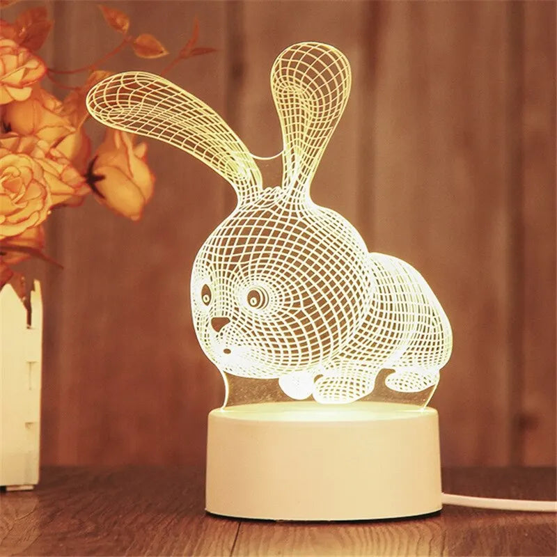 LAMPE LED 3D