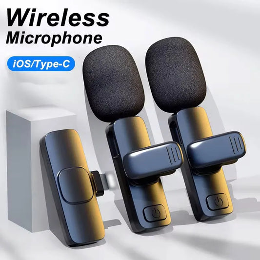 Mini micro Portable pour enregistrement Audio et vidéo, pour iPhone, Android