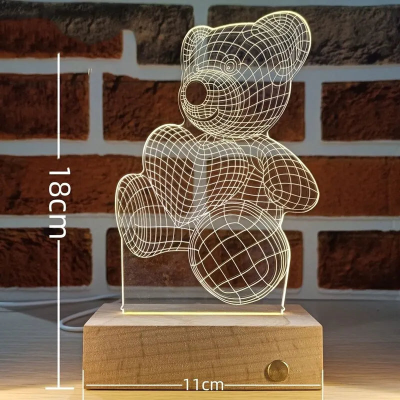LAMPE LED 3D