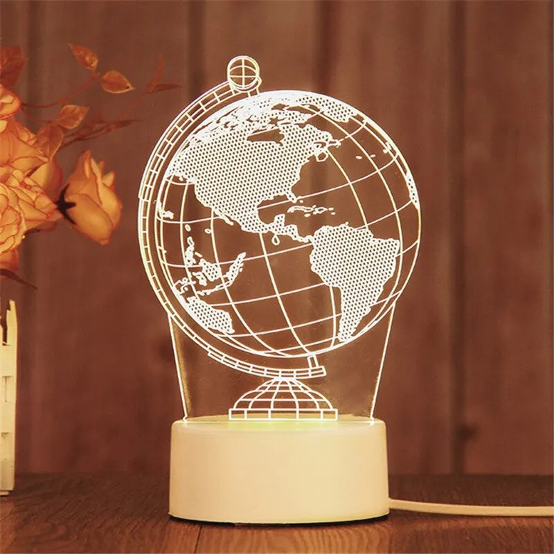LAMPE LED 3D