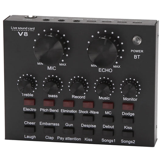 Usb Live Microphone Sound Card Bluetooth