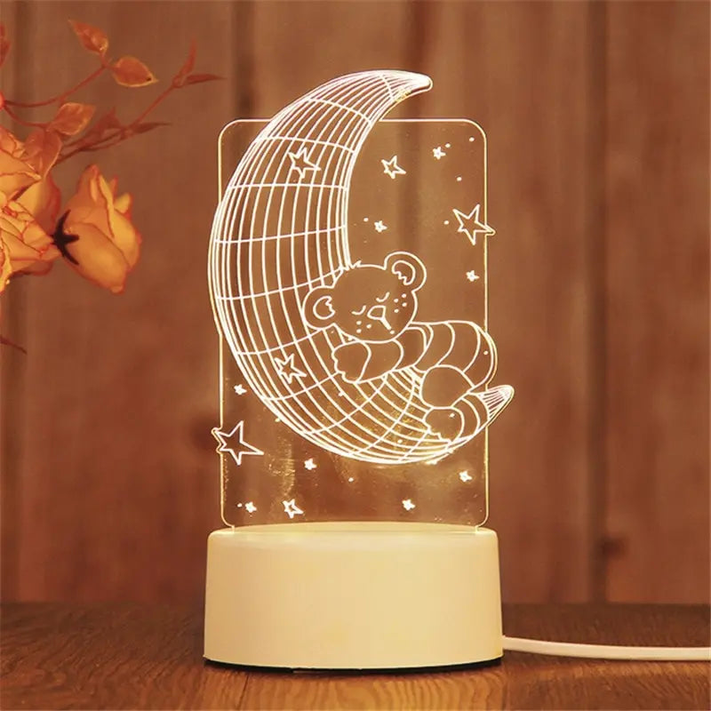 LAMPE LED 3D