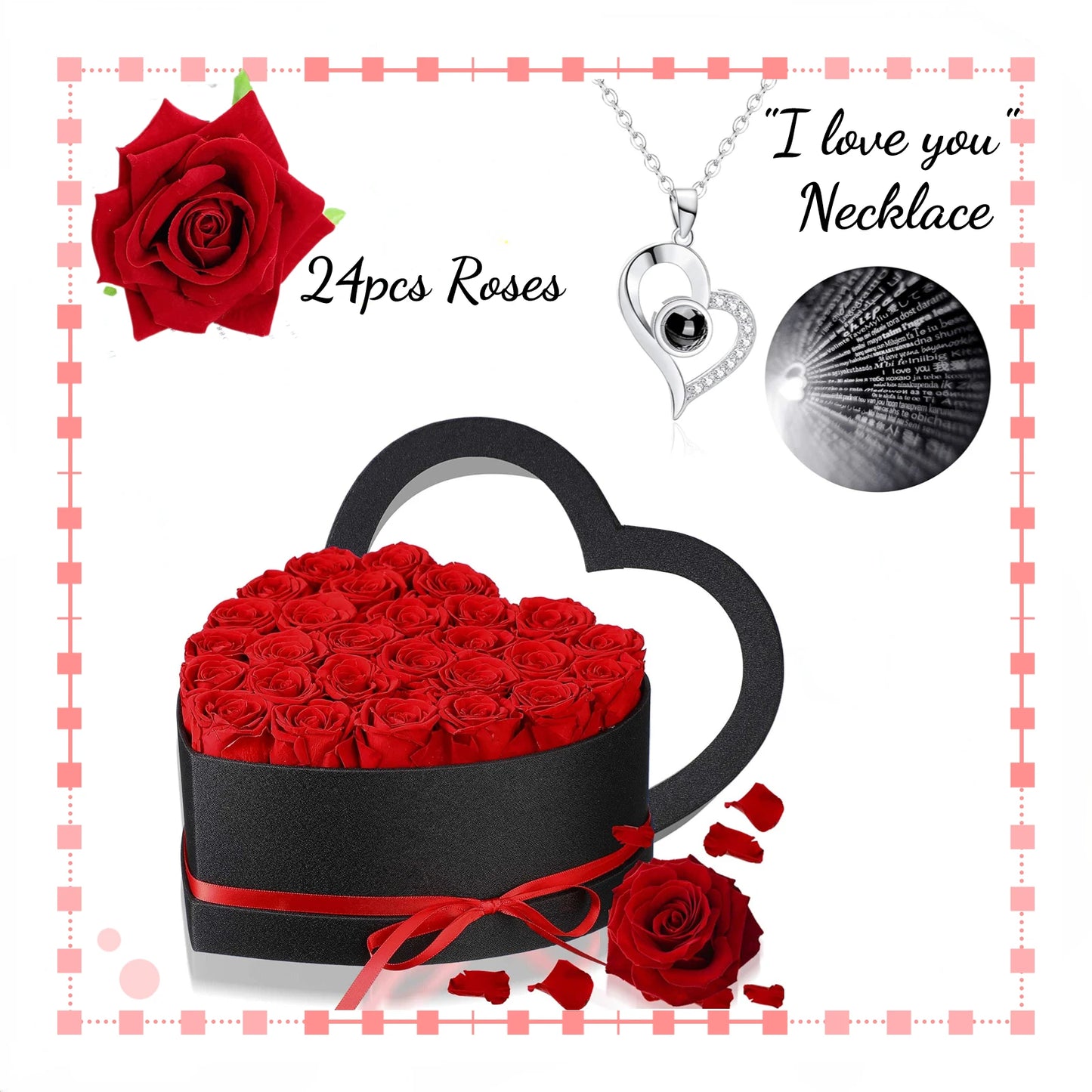 BOUQUET DE 100 ROSE ETERNEL