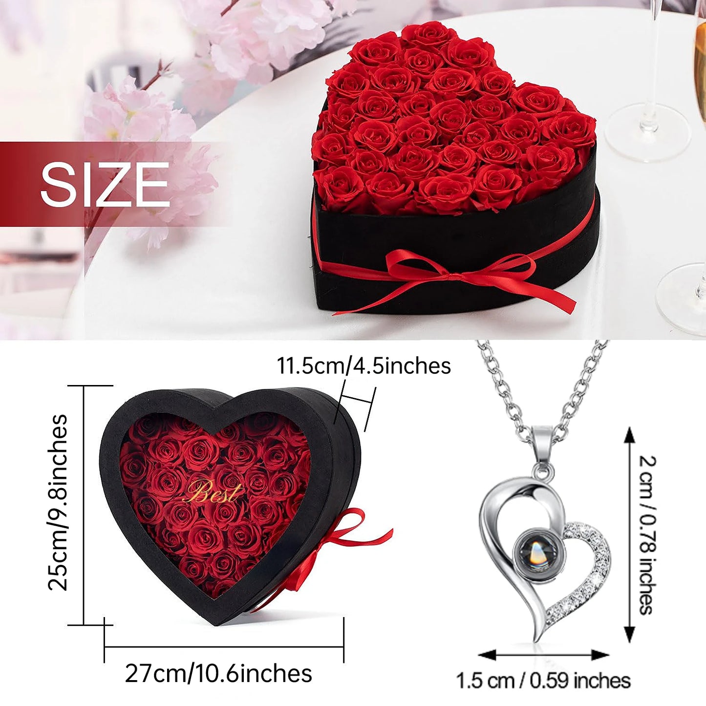 BOUQUET DE 100 ROSE ETERNEL
