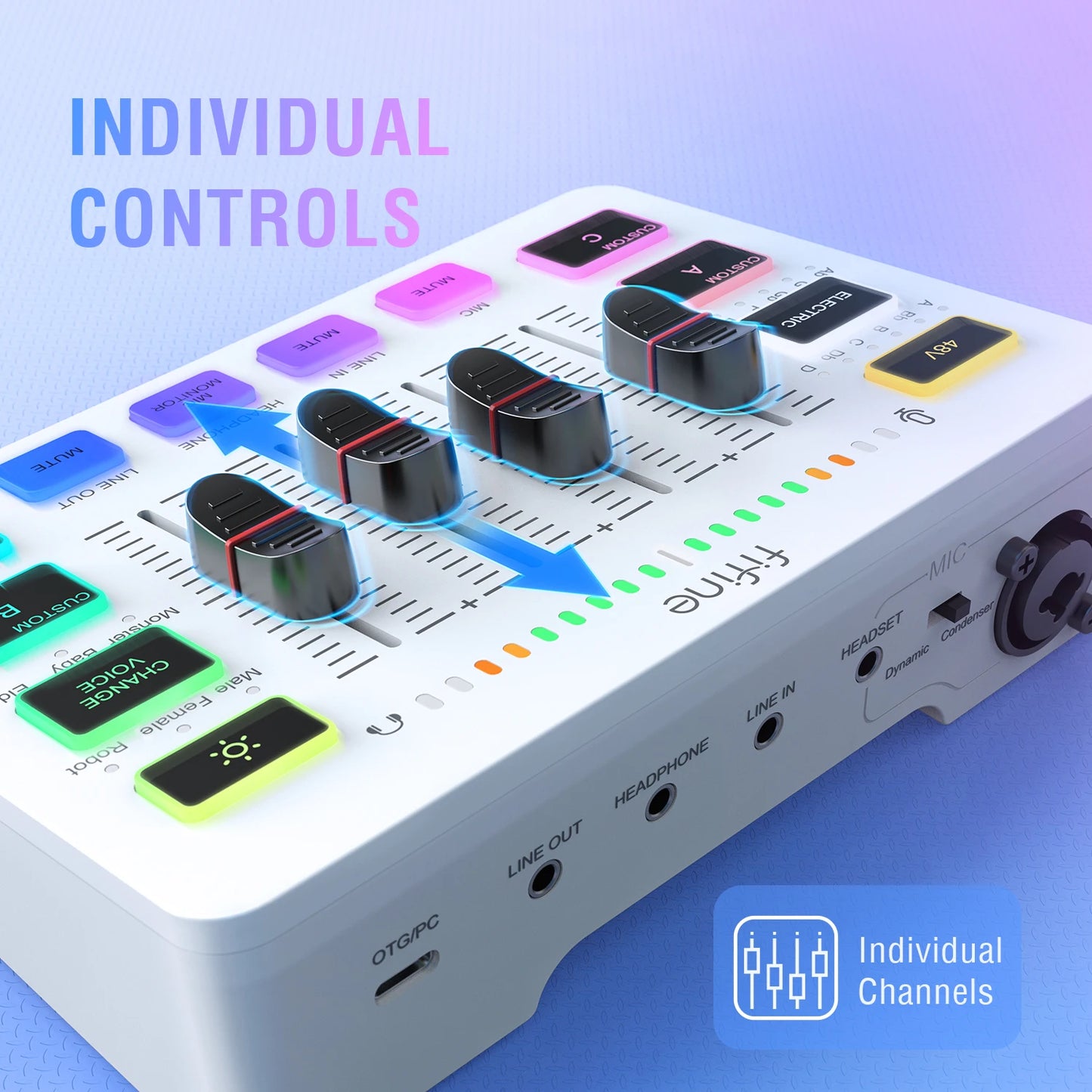 FIFINE Gaming USB Mixer