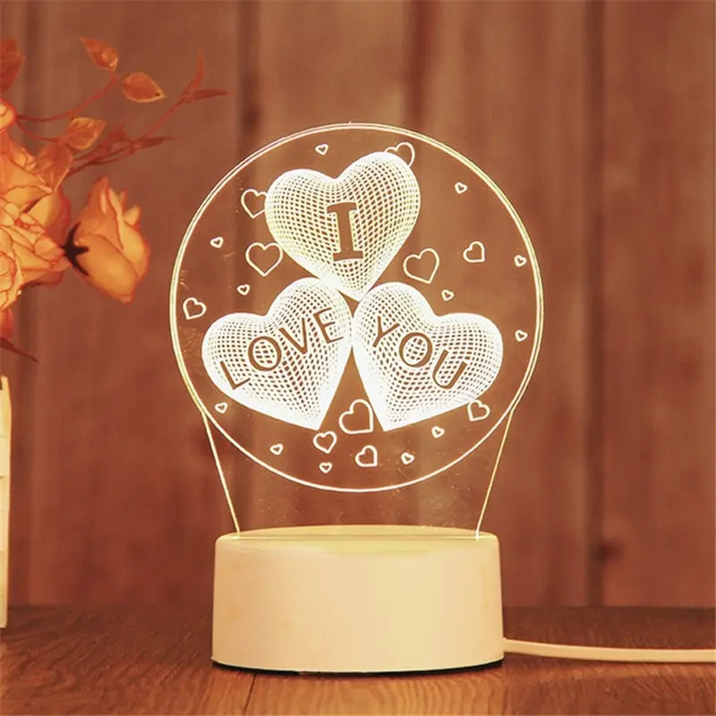 LAMPE LED 3D