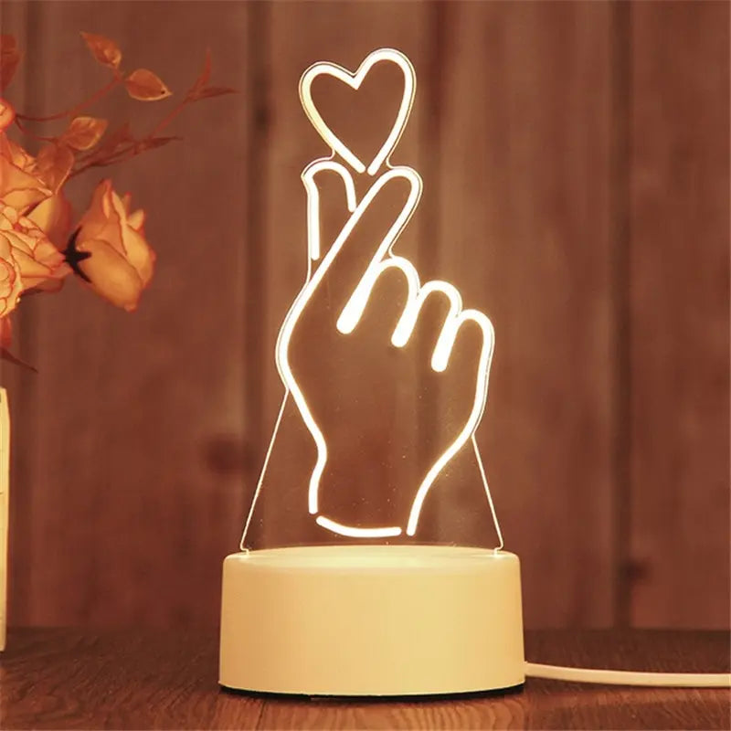 LAMPE LED 3D