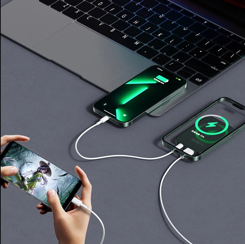batterie externe metal longue durée luxe, double fonction