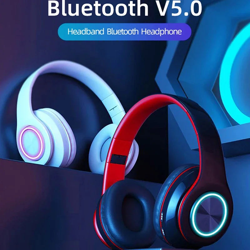 casque stereo lumineux