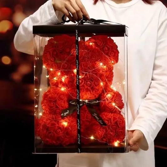 ours fleurs romantique cadeaux couple